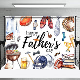Lofaris Beer Tie Watch Glass Books Fathers Day Backdrop